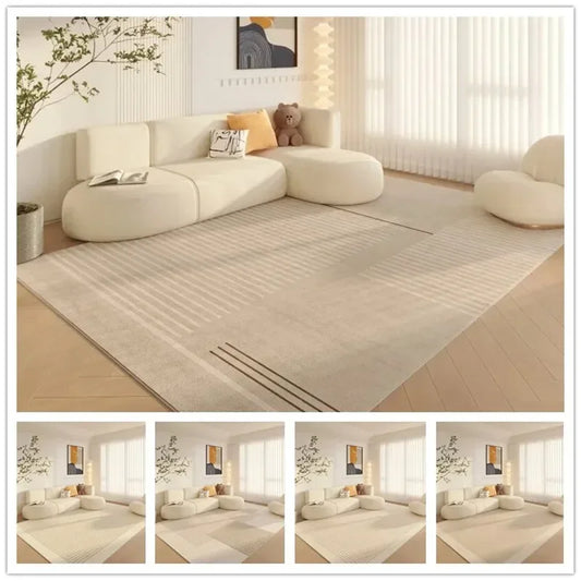 Striped Geometric Carpet Washable Llving Room Mat Home Hallway Balcony Bathroom Non slip Parlour Sofa Floor Large Area Decor Rug