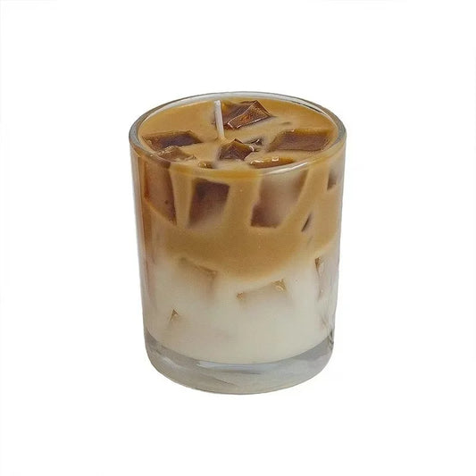 Iced Latte Coffee Aromatherapy Candle Gift Box Home Bedroom Decoration Girls Light Fragrance Birthday Gift Fragrance Souvenir