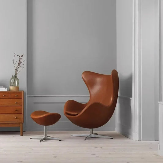 Modern Art Designer Leisure Creative Chair Office Leisure Eggshell Modern Art Egg Chair Nordic Single Sofa Egg Chair Egg Shell