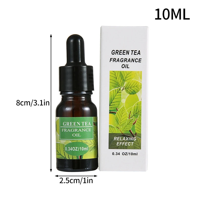 10ml Essential Oils Fragrance Lavender Lemon Jasmine Rose Sandalwood Diffuser Humidifier Scent Making Scented Candles Massage