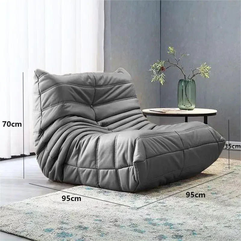 Caterpillar lazy sofa recliner togo bedroom leisure technology single Internet celebrity lazy leisure chair balcony living room