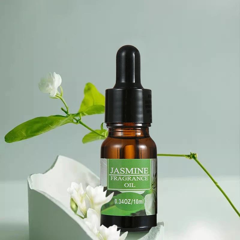 10ml Essential Oils Fragrance Lavender Lemon Jasmine Rose Sandalwood Diffuser Humidifier Scent Making Scented Candles Massage