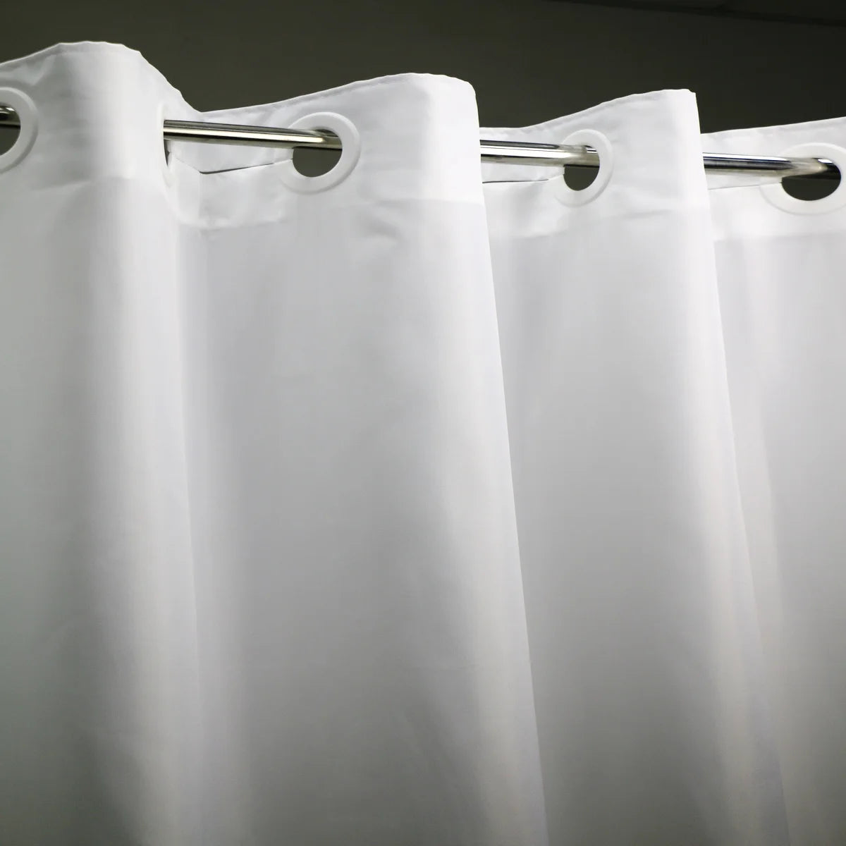 Minghe No Hook Shower Curtain,Heavy Duty Cloth 12 G,Hotel Quality Fabric Bathroom Shower Curtain